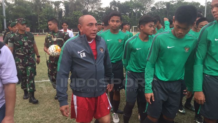 Edy Rahmayadi dalam rangka pelepasan Timnas U-16. Copyright: © Muhammad Adiyaksa/INDOSPORT