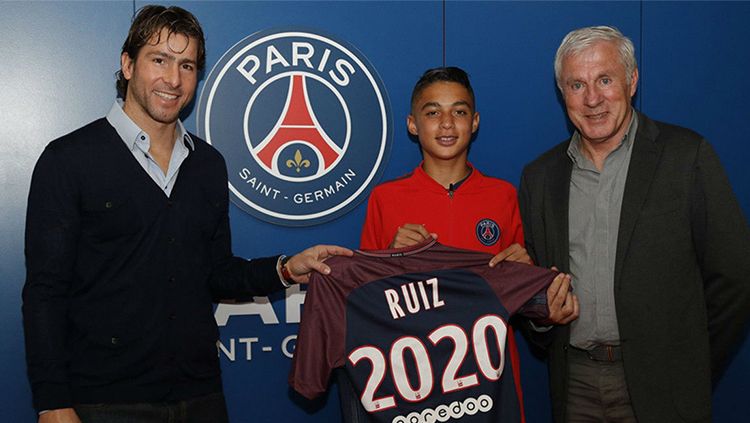 Kays Ruiz, pemain berusia 15 tahun yang dikontrak PSG. Copyright: © sport.es