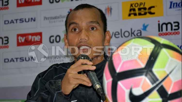 Riko Simanjuntak, gelandang sayap Semen Padang. Copyright: © Taufik Hidayat/INDOSPORT