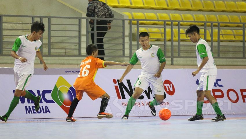 Tim futsal Jateng vs Sumut. Copyright: © Zainal Hasan/Soicaumienbac.cc