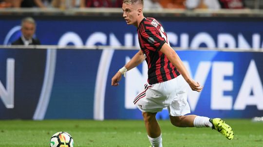 Andrea Conti, bek kanan AC Milan. Copyright: © getty images