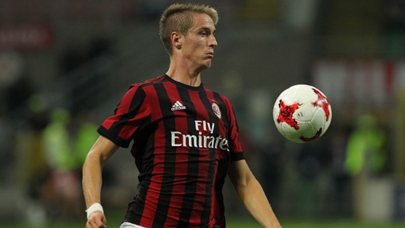 Andrea Conti, bek AC Milan. Copyright: © getty images