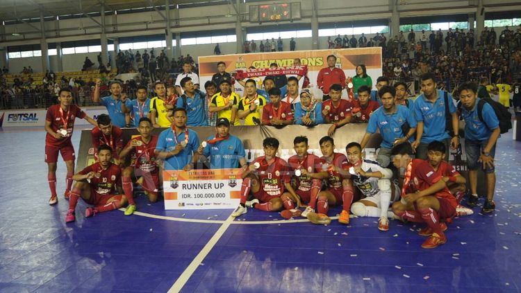 Futsal Sulawesi Selatan raih gelar runner up di FFI Championship 2017. Copyright: © Zainal Hasan/INDOSPORT