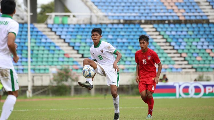 Irsan Rahman Lestaluhu saat membela Timnas Indonesia U-19. Copyright: © PSSI