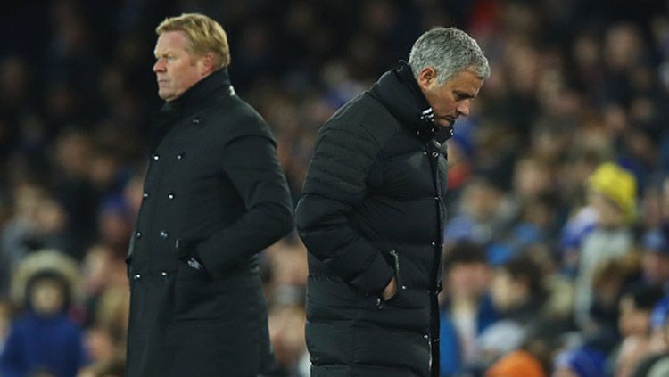 Ronald Koeman dan Jose Mourinho. Copyright: © getty images
