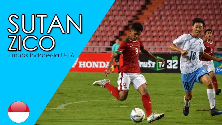 Sutan Zico, striker andalan Timnas U-16. Copyright: © cnnindonesia