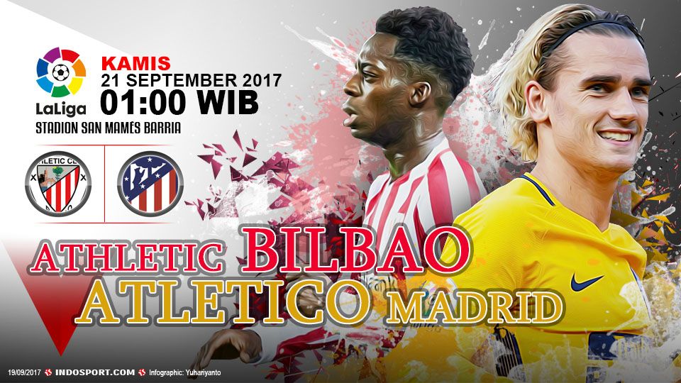 Prediksi Athletic Bilbao vs Atletico Madrid. Copyright: © Grafis:Yanto/Indosport.com