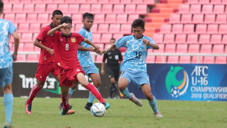 Laos meraih kemenangan 10-0 atas Kep. Mariana Utara. Copyright: © AFC