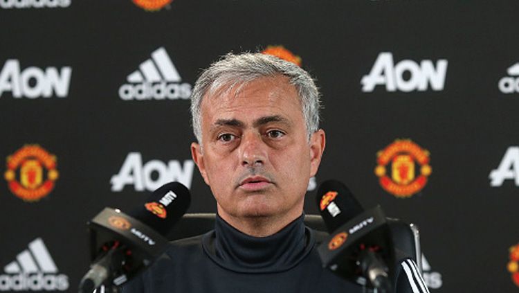 Jose Mourinho, pelatih Man United. Copyright: © getty images