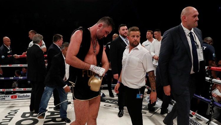 Hughie Fury Kalah dari Joseph Parker. Copyright: © Reuters