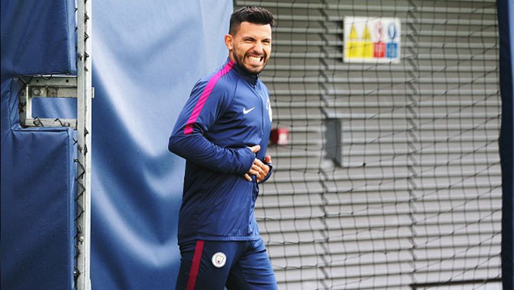 Sergio Aguero, penyerang utama Man City. Copyright: © getty images