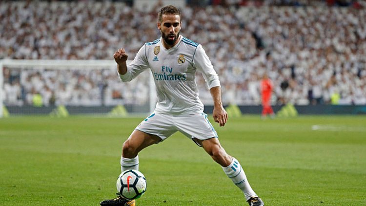 Dani Carvajal, bek sayap Real Madrid. Copyright: © getty images