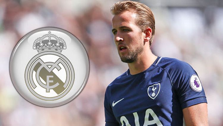 Harry Kane diincar oleh Real Madrid. Copyright: © Daily Express