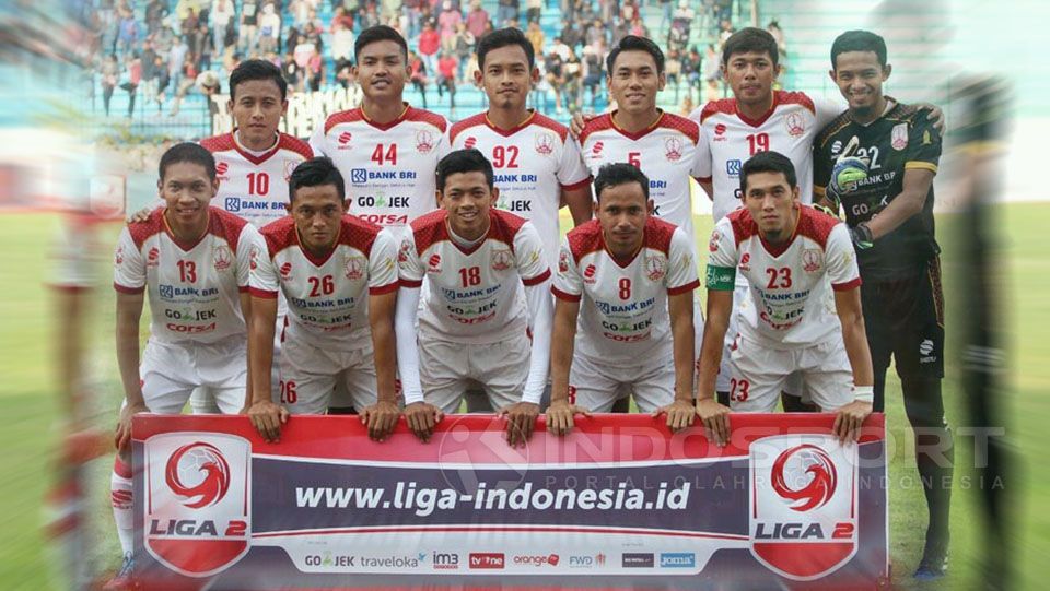 Skuat Persis Solo pada kompetisi Liga 2 Indonesia musim 2017. Copyright: © Arief Setiadi/Indosport.com