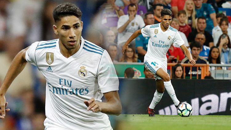 Raksasa LaLiga Spanyol, Real Madrid, patut menyesal. Ronaldo menyayangkan kepergian Achraf Hakimi ke Inter Milan. Copyright: © INDOSPORT