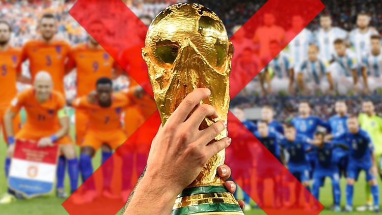 Bagaimana nasib Piala Dunia 2018 jika Argentina, Italia, dan Belanda tidak lolos? Copyright: © Grafis: Eli Suhaeli/INDOSPORT