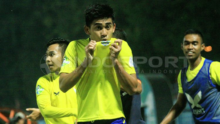Arsyad Yusgiantoro, salah satu pemain muda potensial milik Persegres Gresik United. Copyright: © INDOSPORT/Ian Setiawan