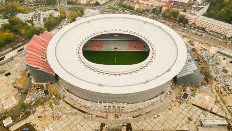 Ekaterinburg Arena, salah satu stadion untuk Piala Dunia Rusia 2018. Copyright: © FIFA.com
