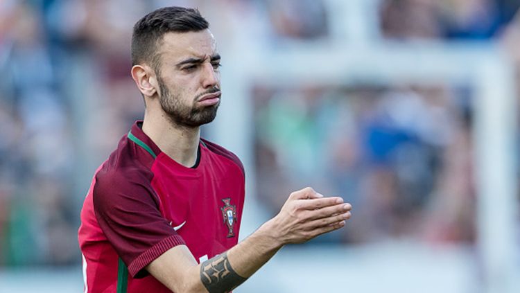 Bintang muda Sporting Lisbon dan Timnas Portugal, Bruno Fernandes. Copyright: © INDOSPORT