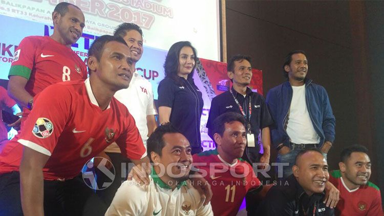 Sejumlah eks pemain Timnas Indonesia yang bakal turun di ajang Balikpapan Masters. Copyright: © INDOSPORT/Petrus Manus Da'Yerrimon