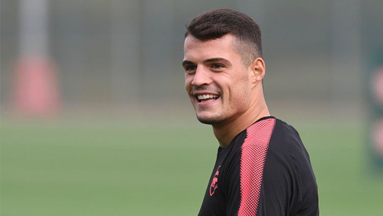 Gelandang Arsenal, Granit Xhaka. Copyright: © INDOSPORT