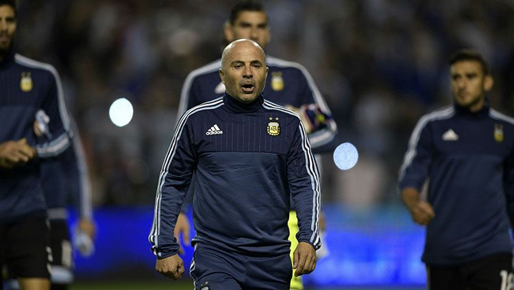 Mantan pelatih Argentina di Piala Dunia 2018, Jorge Sampaoli. Copyright: © Goal.com