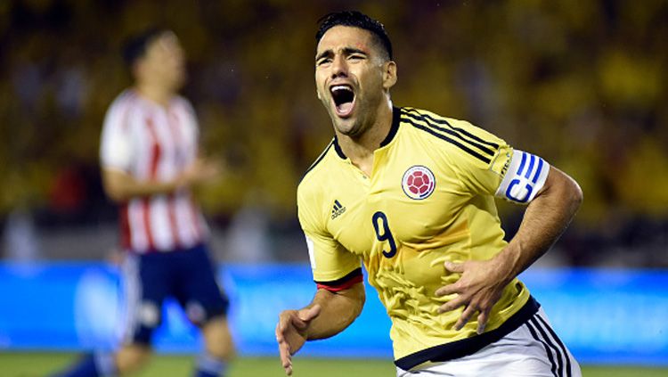 Radamel Falcao, striker Timnas Kolombia. Copyright: © INDOSPORT