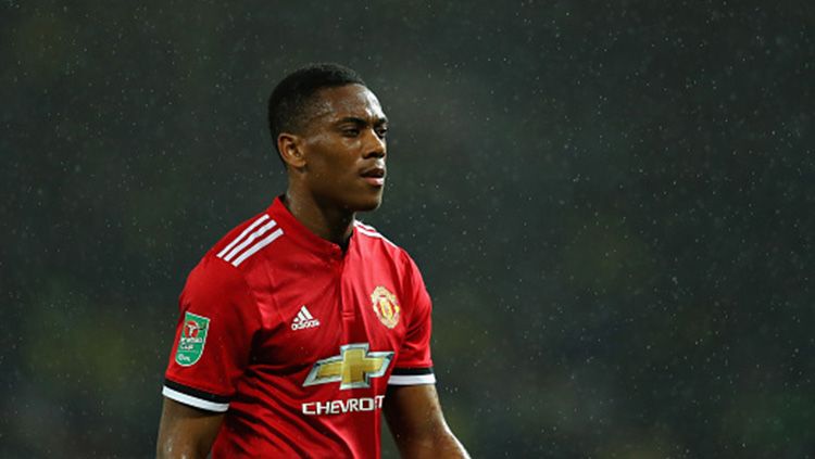 Anthony Martial, bintang Manchester United. Copyright: © INDOSPORT