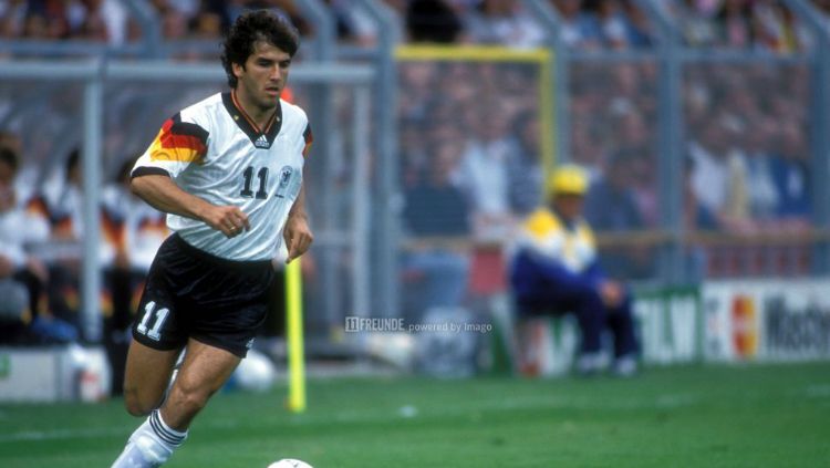 Karl-Heinz Riedle di Timnas Jerman. Copyright: © 11Freunde