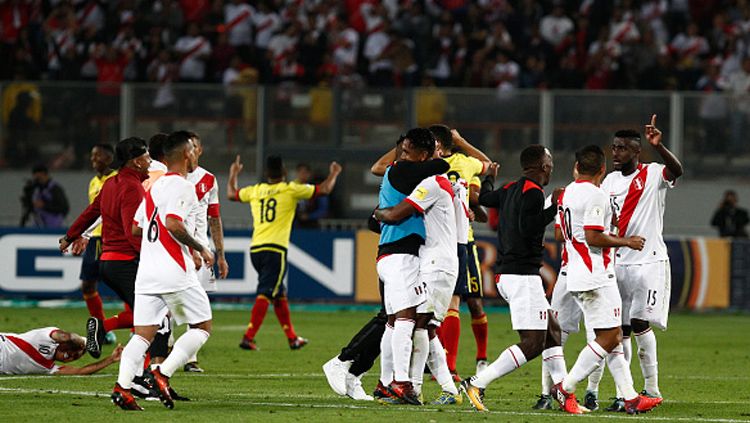 Timnas Peru. Copyright: © INDOSPORT