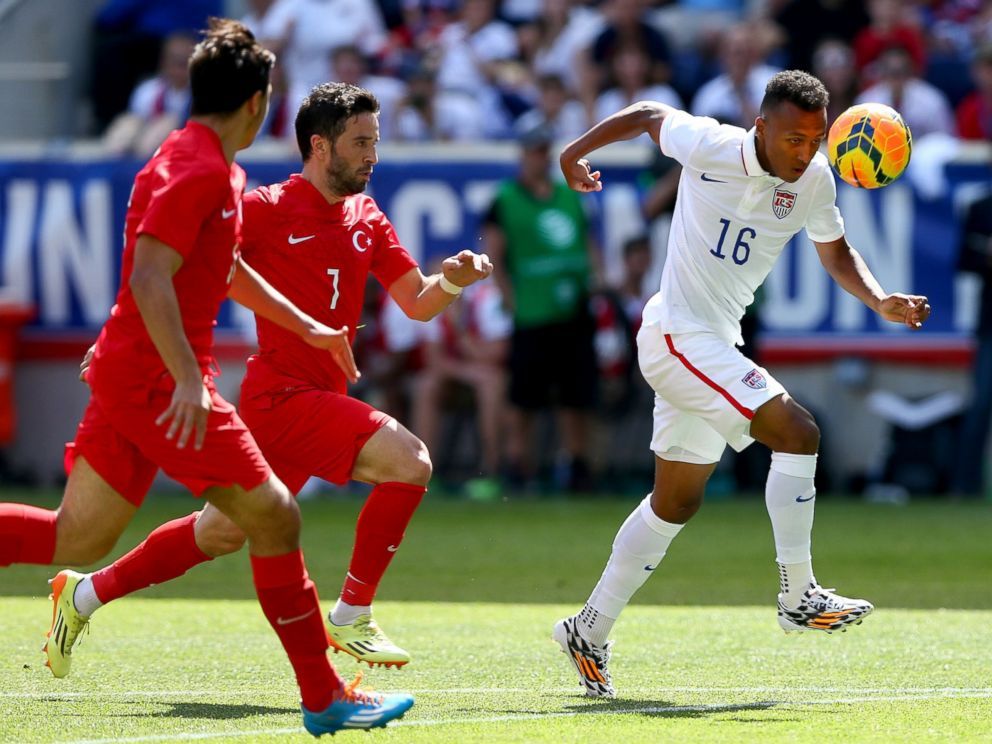 Julian Green saat bermain kontra Turki. Copyright: © -