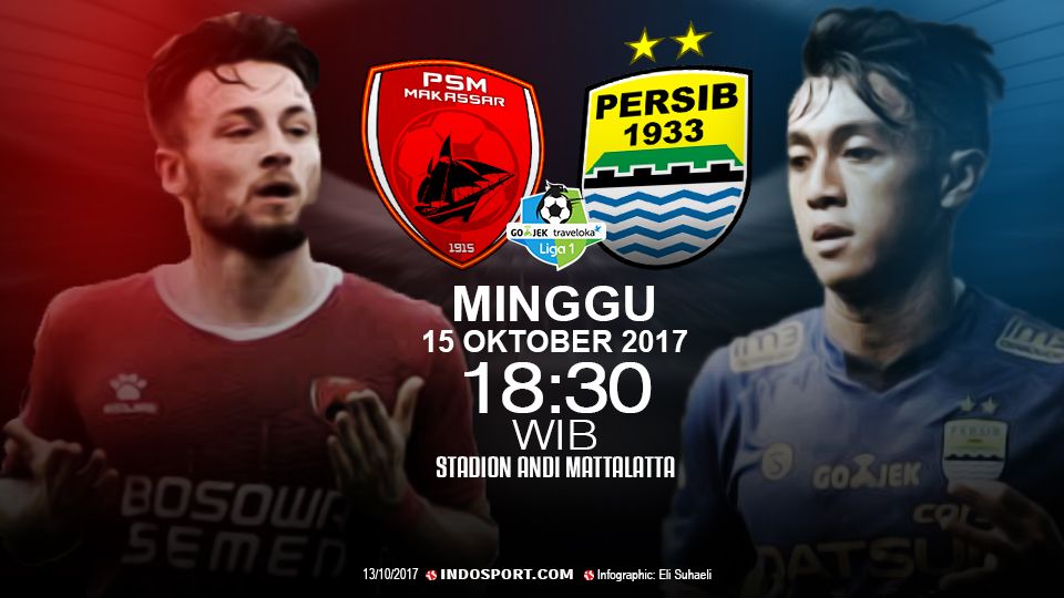 PSM Makassar vs Persib Bandung. Copyright: © Grafis: Eli Suhaeli/INDOSPORT