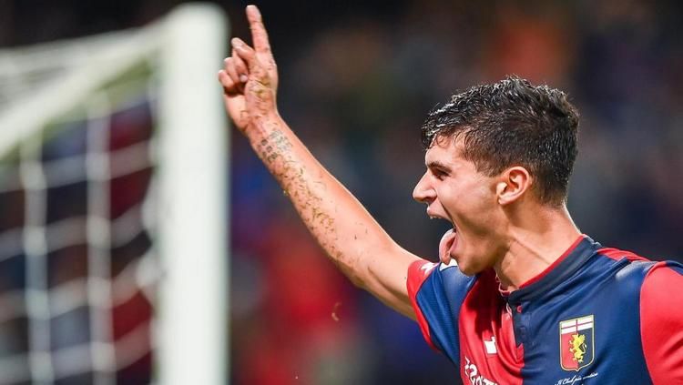 Pietro Pellegri saat masih di Genoa Copyright: © AP via Utdreport