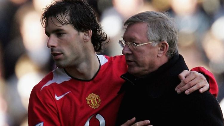 Ruud van Nistelrooy dan Alex Ferguson. Copyright: © Catenaccio