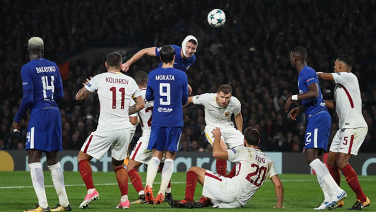 Chelsea 2-2 AS Roma Copyright: © INDOSPORT