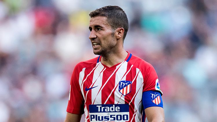 Gabi Fernandez, kapten Atletico Madrid. Copyright: © INDOSPORT