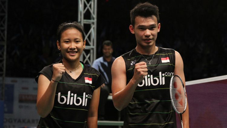 Rinov Rivaldy/Pitha Haningtyas Mentari, ganda campuran Indonesia juara di Spain Masters 2021 Copyright: © Humas PBSI