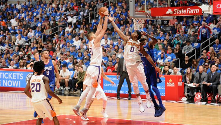 LA Clippers vs Phoenix Suns. Copyright: © INDOSPORT