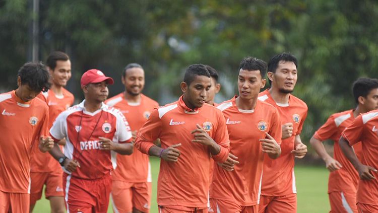 Latihan Persija Jakarta. Copyright: © Imammiot