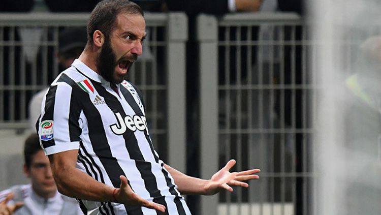 Selebrasi Gonzalo Higuain. Copyright: © INDOSPORT