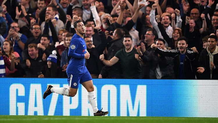 Eden Hazard, pemain megabintang Chelsea. Copyright: © INDOSPORT