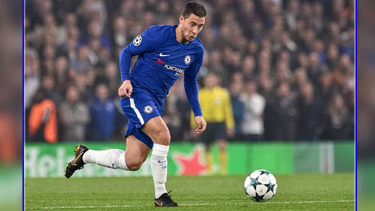 Eden Hazard, pemain megabintang Chelsea. Copyright: © INDOSPORT