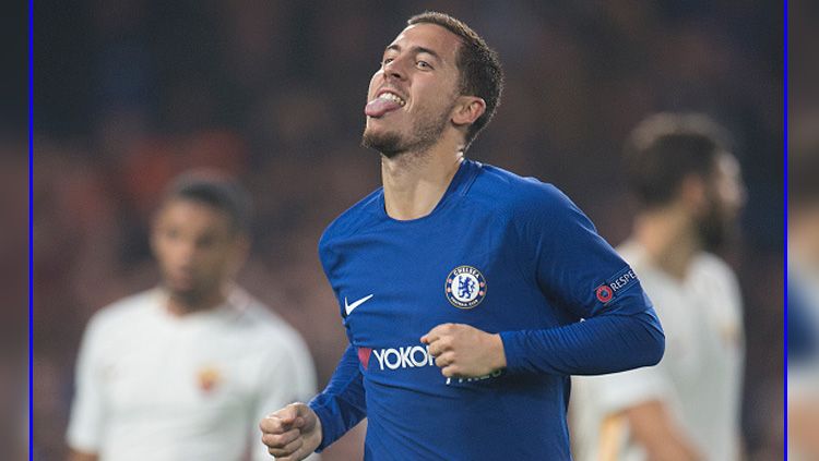 Eden Hazard, pemain megabintang Chelsea. Copyright: © INDOSPORT
