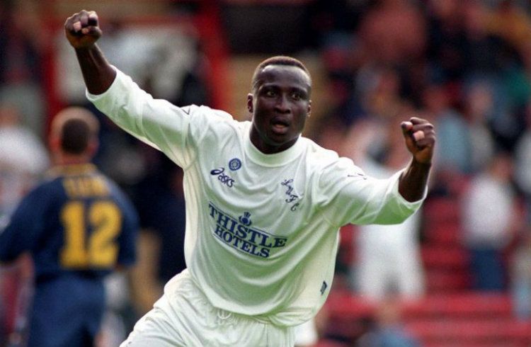 Mantan pemain Leeds United, Anthony Yeboah. Copyright: © footballmemories