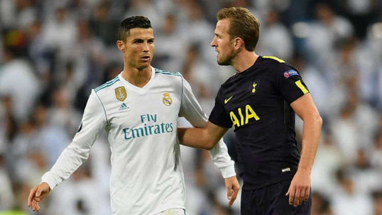 Cristiano Ronaldo dan Harry Kane. Copyright: © Getty Images