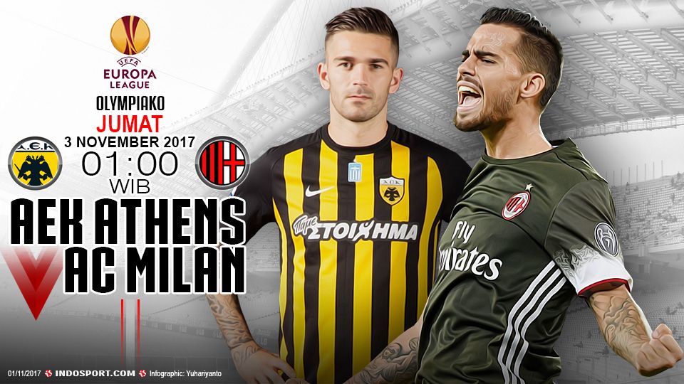 Prediksi AEK Athens vs AC Milan Copyright: © Grafis:Yanto/Football265.com