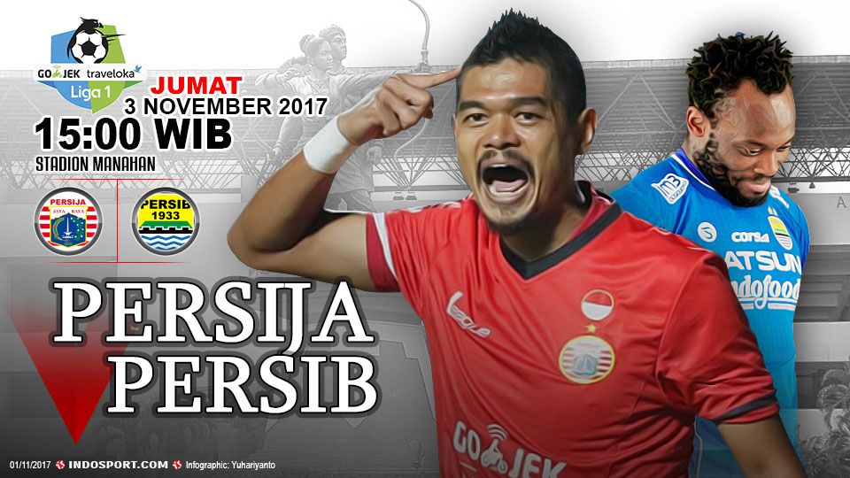 Persija Jakarta vs Persib Bandung. Copyright: © Grafis:Yanto/Indosport.com