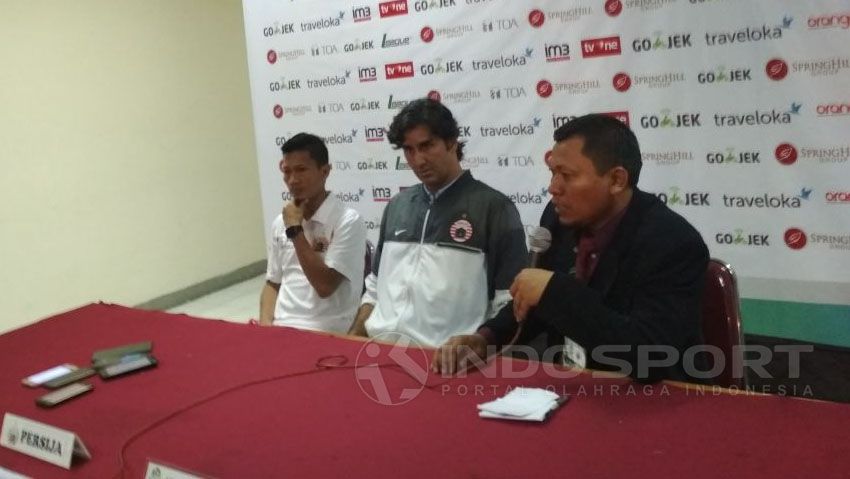 Preskon Persija Jakarta. Copyright: © Muhammad Adi Yahya/Football265.com
