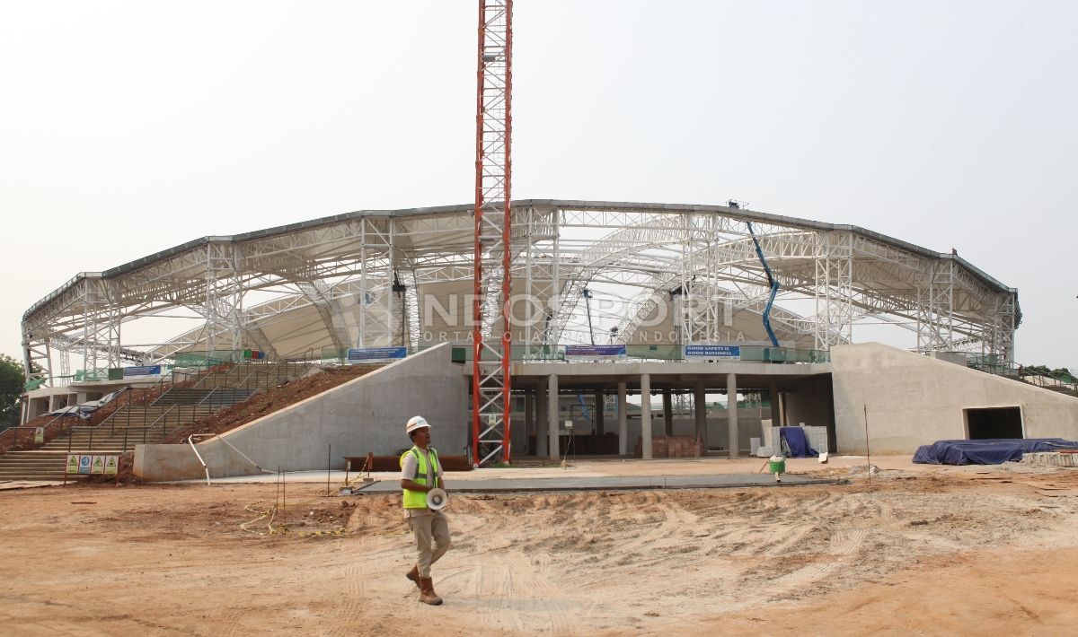 Venue ini digadang-gadang akan menjadi velodrome bertaraf kelas dunia. Copyright: © Herry Ibrahim/INDOSPORT