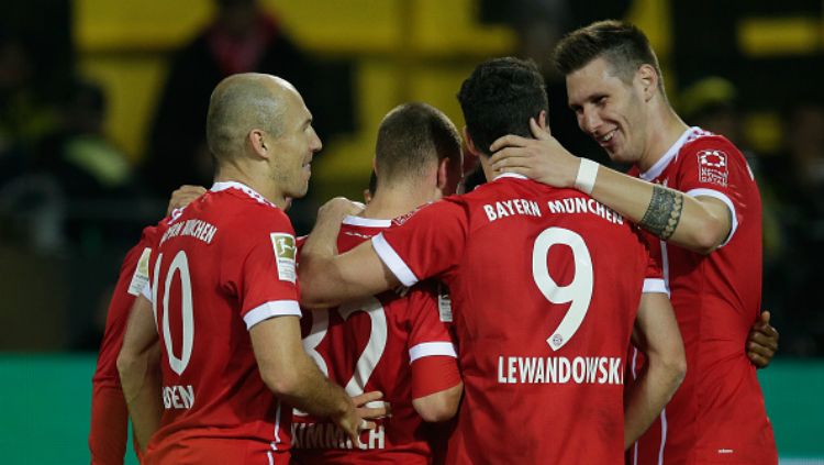 Selebrasi Bayern Munchen. Copyright: © Getty Images